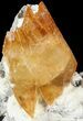 Gemmy, Twinned Calcite Crystals On Matrix - Elmwood Mine #63370-1